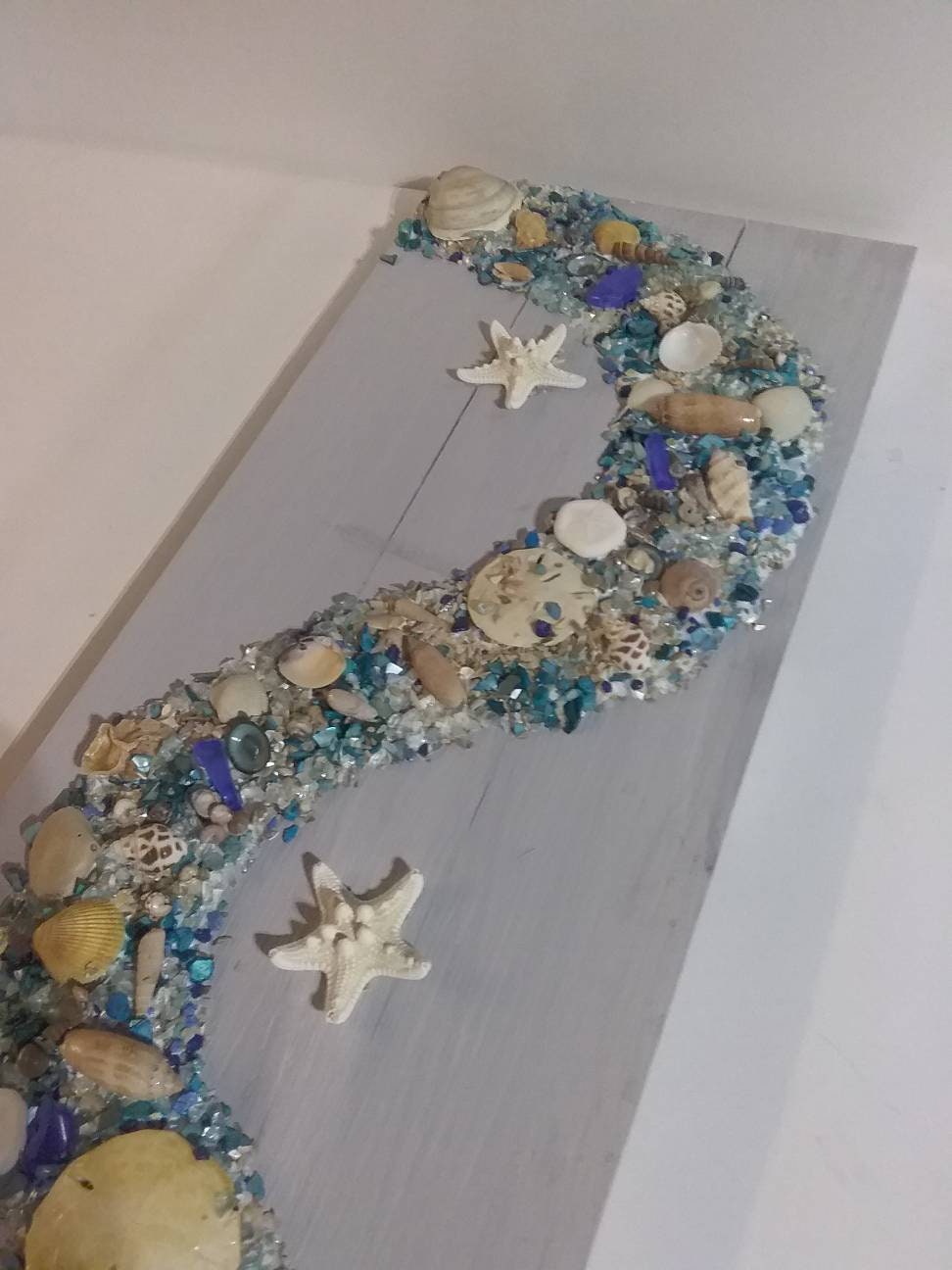 BEACH SHELL Wall Art Sea Shell Summer Decor Mounted on Etsy