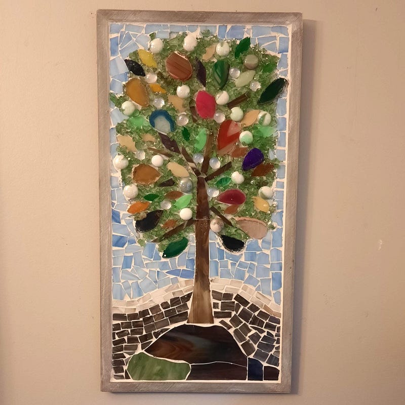Mosaic Tiles Tree of Life - Etsy