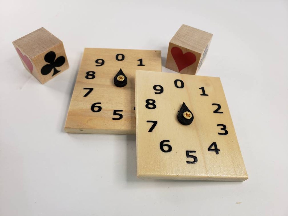 MINI Natural Wood EUCHRE Score Keepers for Card Games Etsy