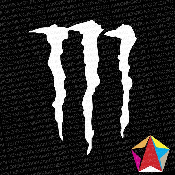 Monster Energy sticker mark Vinyl Decal drift car truck Etsy