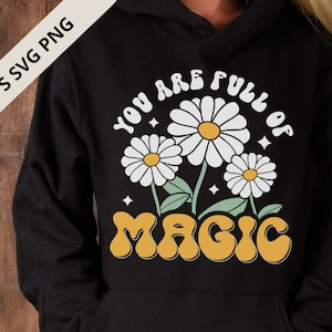 Daisy SVG Cut File y Daisy Svg Bundle Cricut para descargas de diseños de sublimación, Svg de letras onduladas, diseños de transferencias de calor listos para presionar