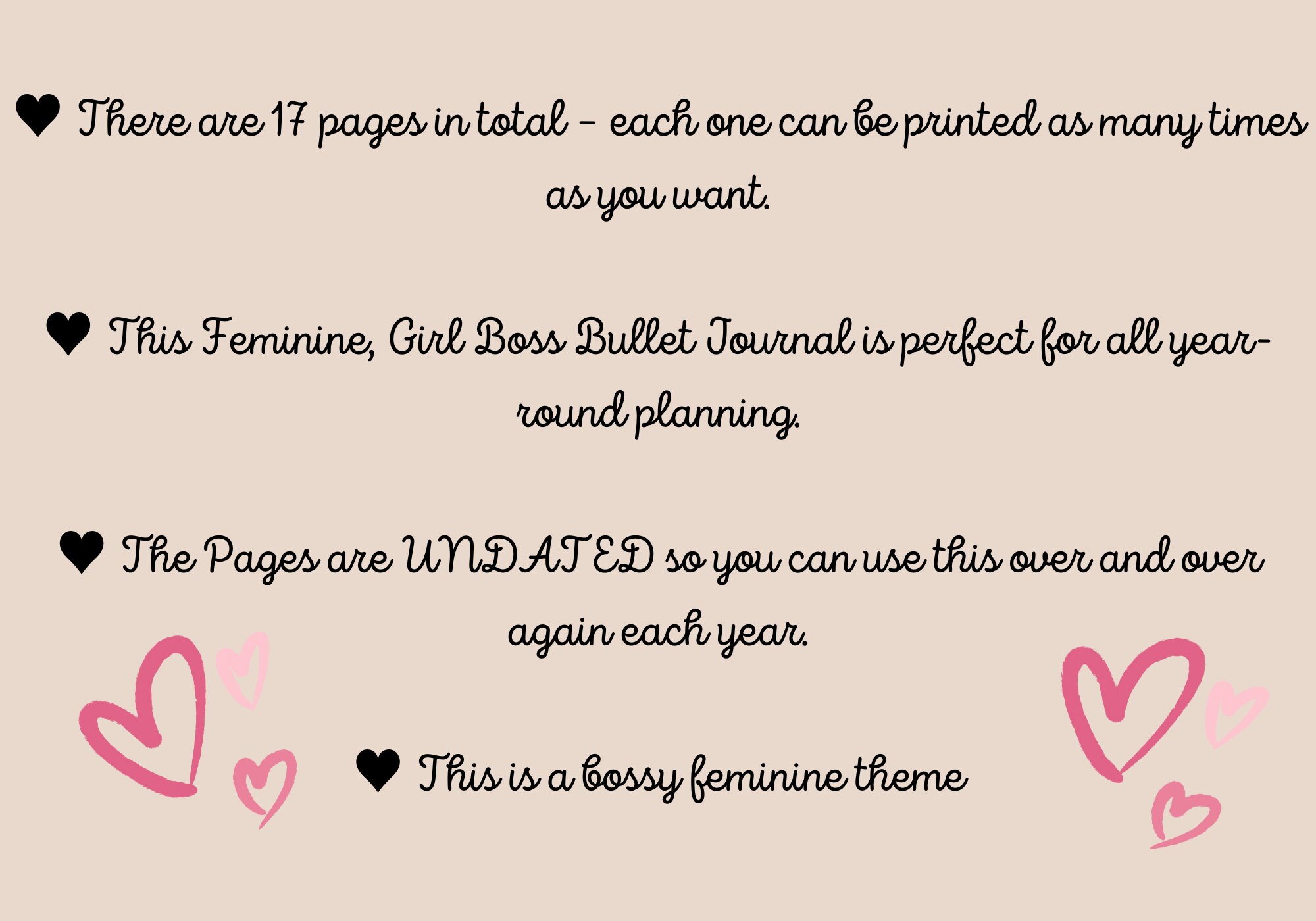 Printable Premade Digital Bullet Journal Bundle Planner Starter Kit ...