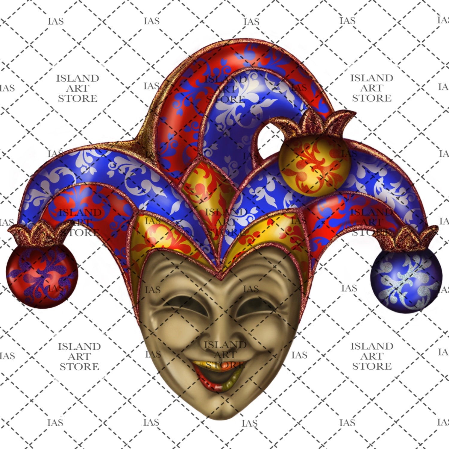 Joy Mask Instant Download Digital Print File Clip Art Etsy