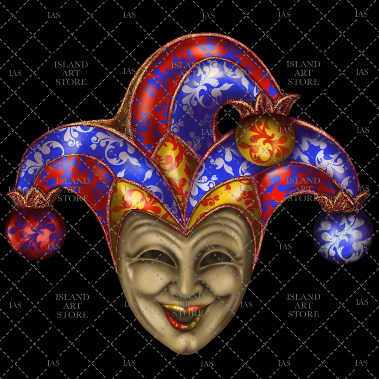 Joy Mask Instant Download Digital Print File Clip Art Etsy