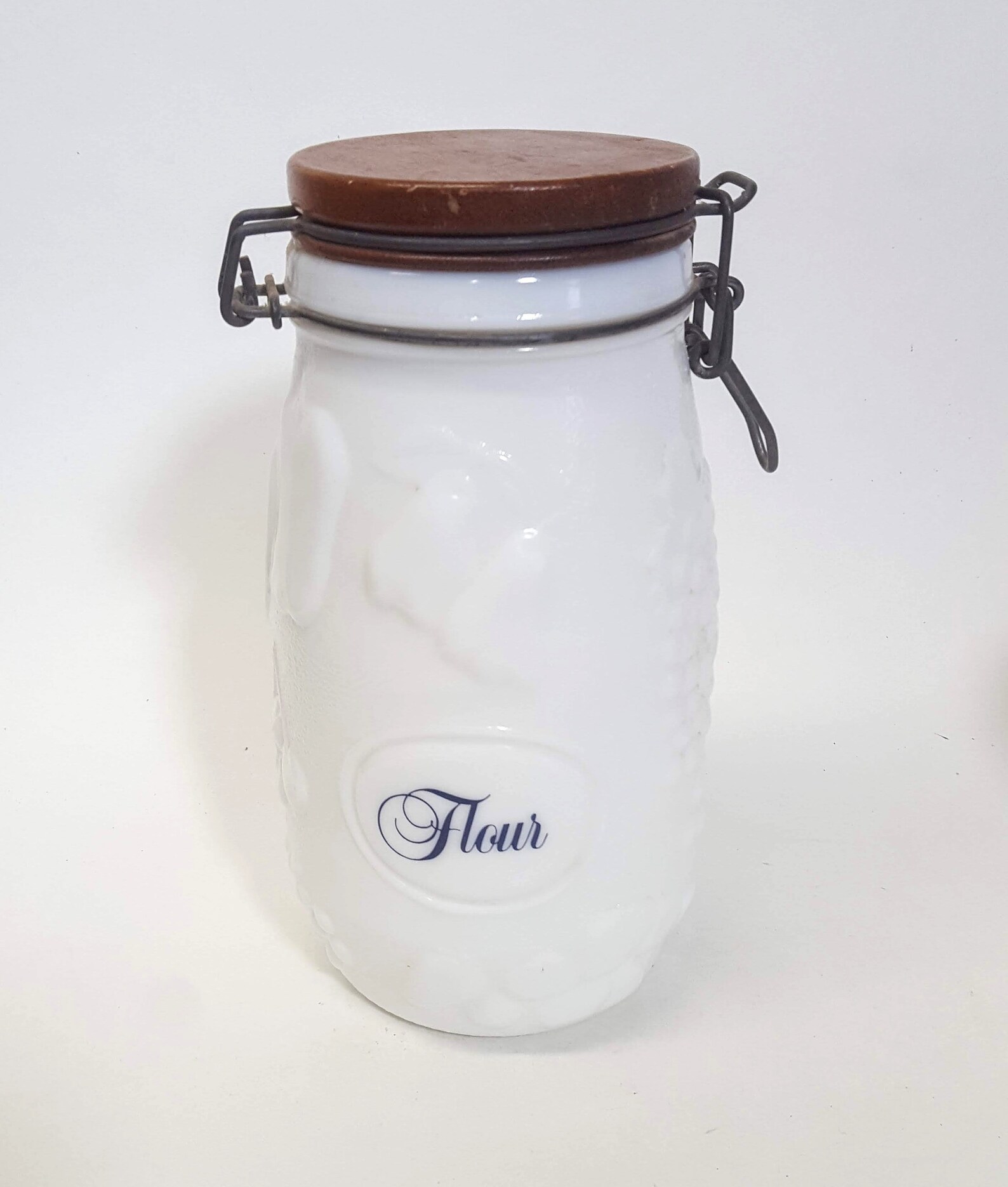 Wheaton Canisters Canister Set Milk Glass Kitchen Storage Etsy