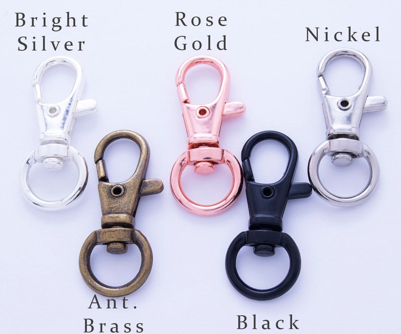 5 pcs Wholesale Snap Hook Swivels Key Chain Supplies Purse Etsy