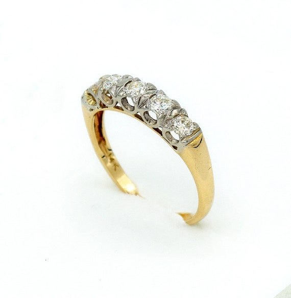 Diamond Ring  .75 ctw 14k Yellow Gold 5  202102409