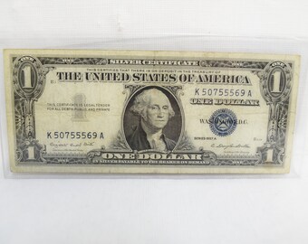 1957 A Silver Certificate K50755569A