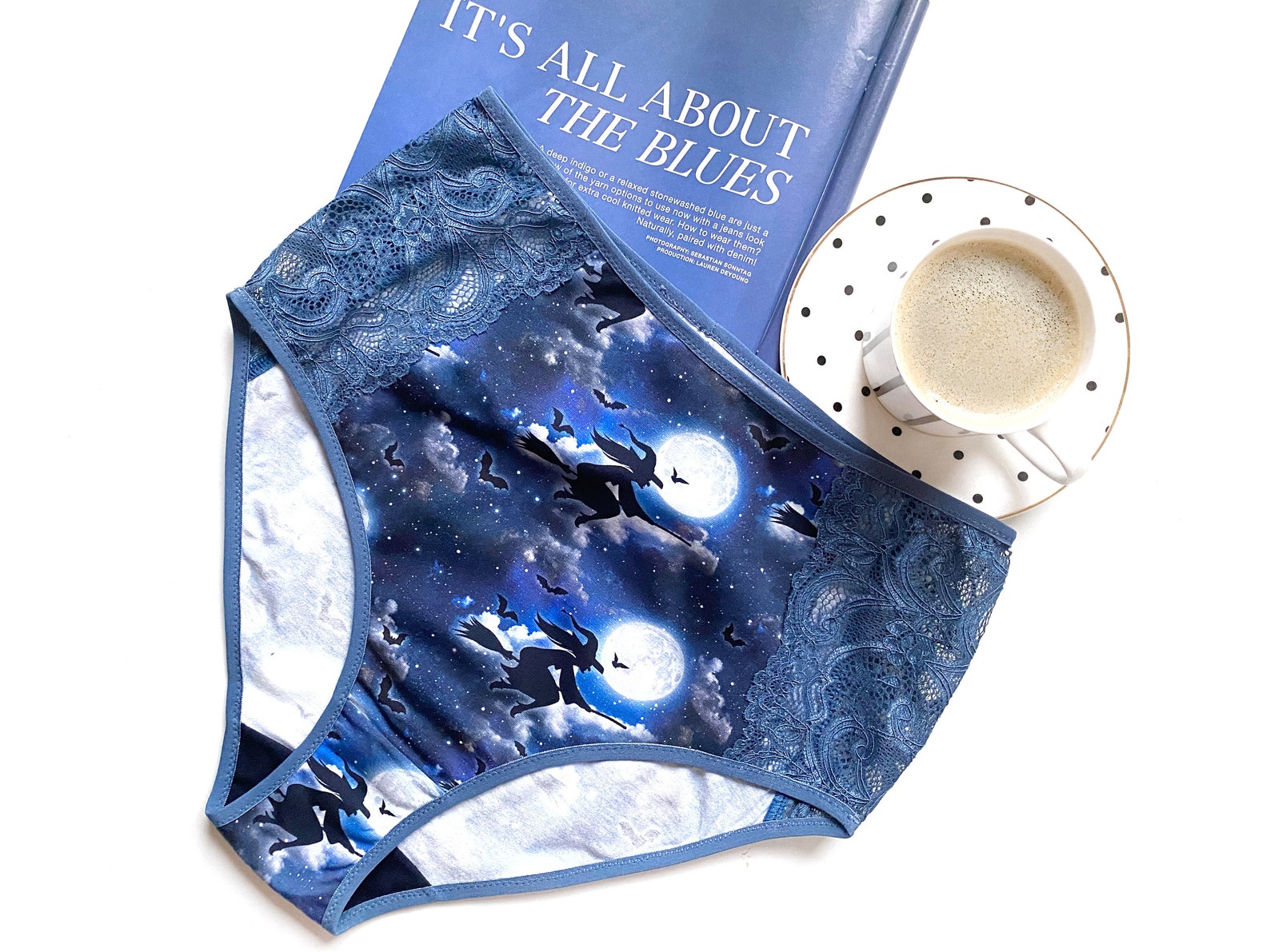 Hipster Style Panties High Waisted Bikini Panties for the Etsy