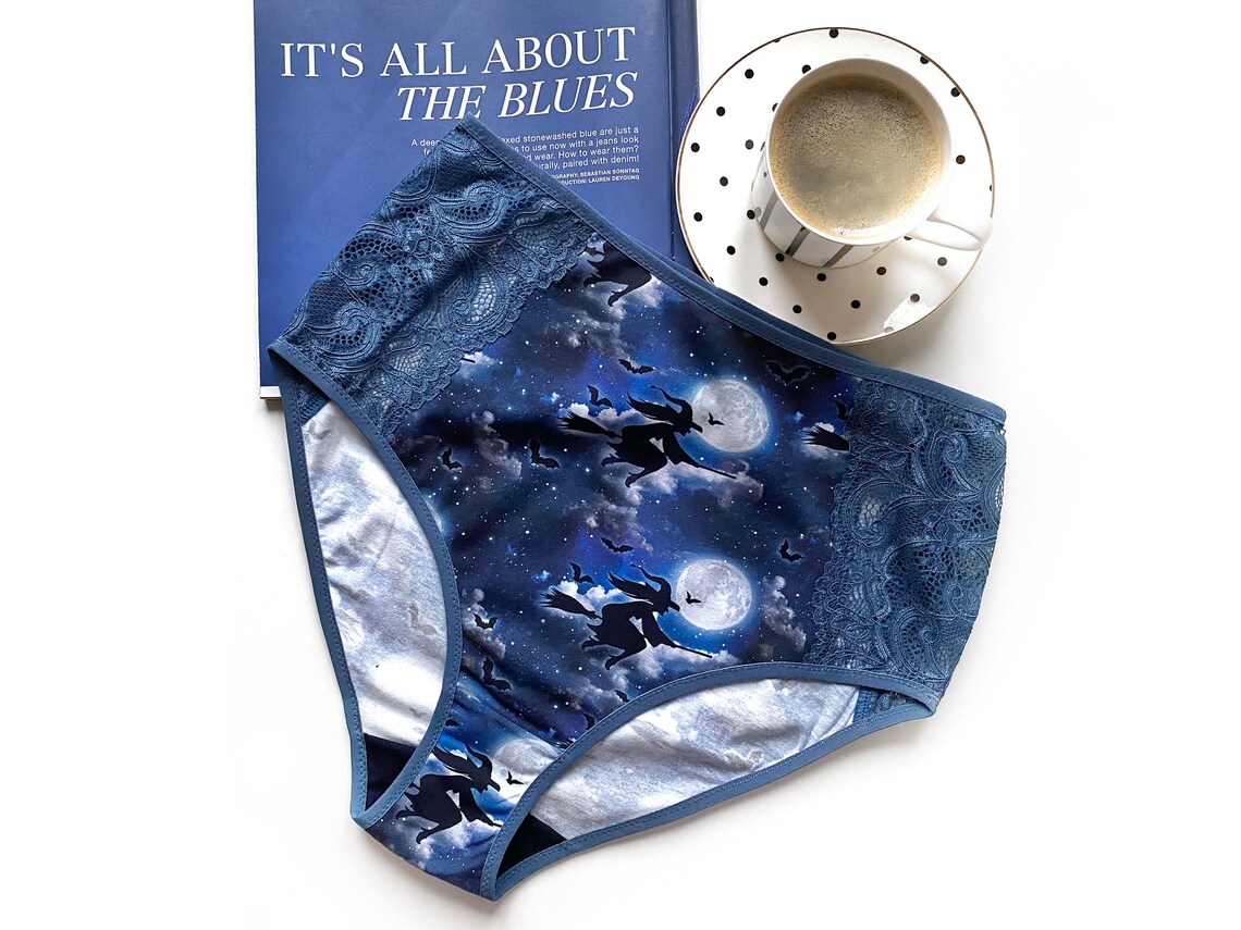 Hipster Style Panties High Waisted Bikini Panties for the Etsy