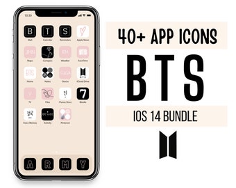 BTS Kpop 40+ Icons Bundle | iPhone iOS 14 App Covers