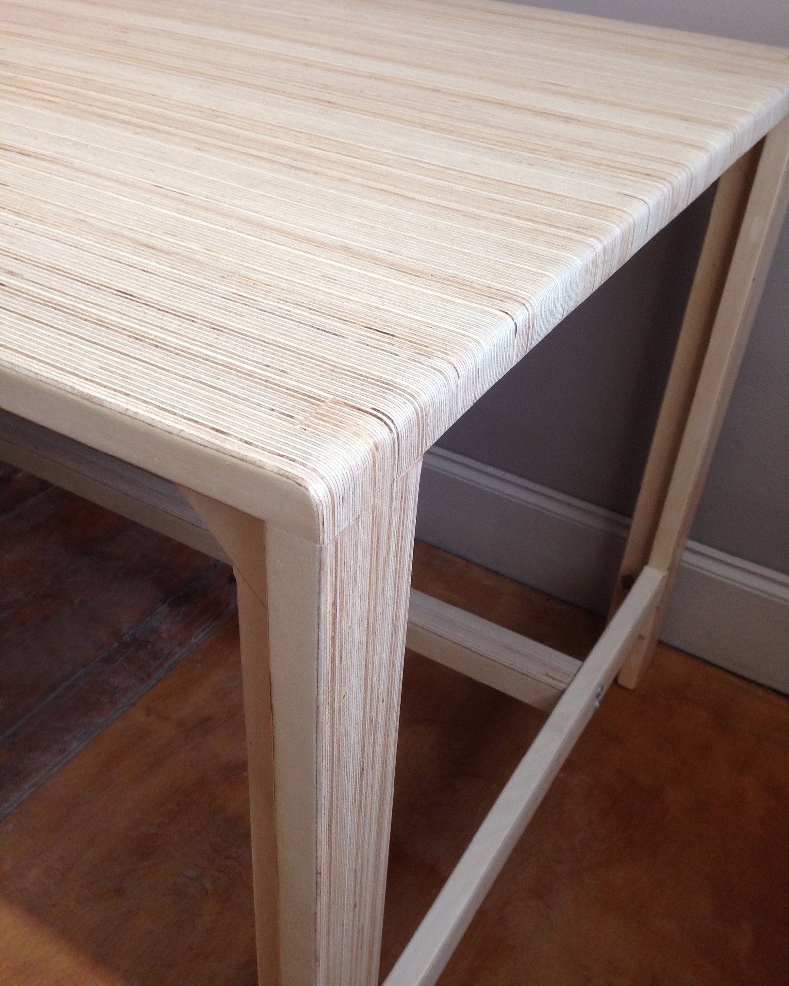 Birch Plywood End Grain Table / Desk 3 Week Build Time Etsy