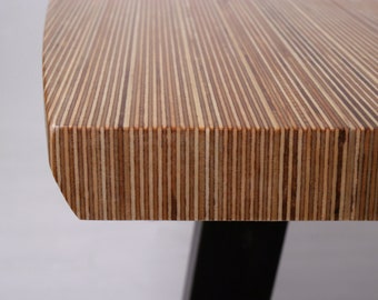 End Grain Plywood / 6-8 Seater / Modern Solid Wood Dining Table (8-12 WEEKS LEAD TIME)