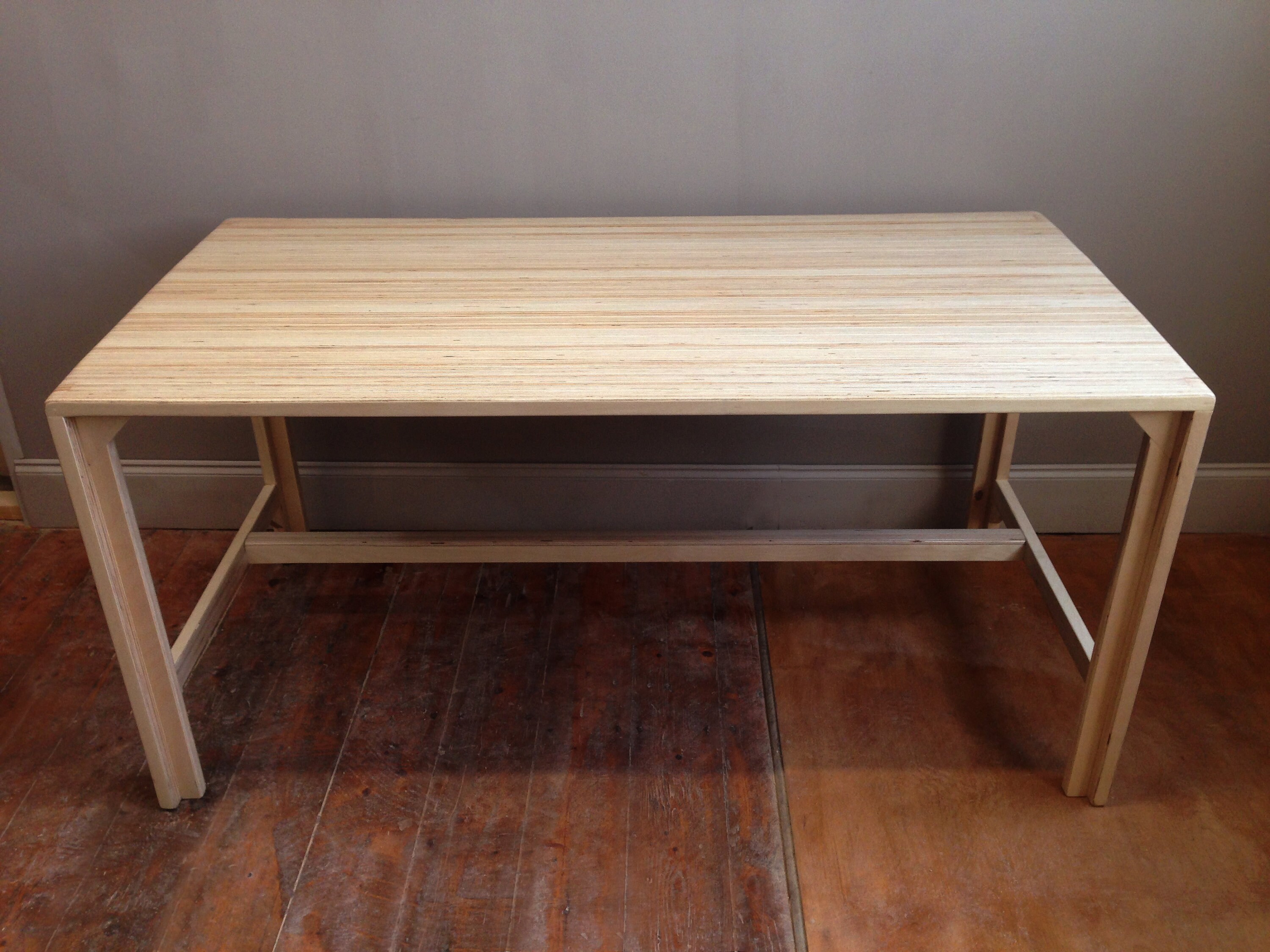 Birch Plywood End Grain Table / Desk 4 Week Build Time Etsy Australia