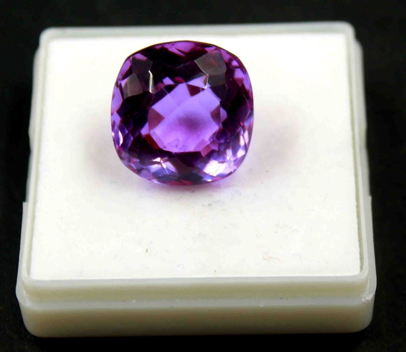 25.55 Ct Certified Natural Transparent Russian Color Changing Alexandrite Cushion Shape Gemstone Use For Ring SN1209