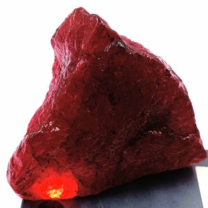 Ruby Natural 3025 Carat Certified Loose Gemstone African Ruby Uncut Rough Gemstone Thursday Special Offer Hurry Up NOW MAW image 1