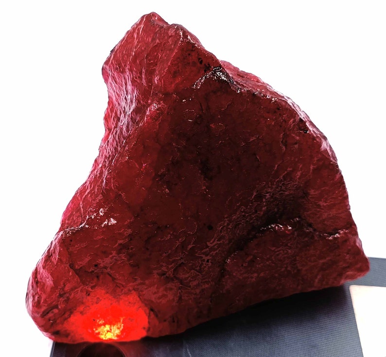 Ruby Natural 3025 Carat Certified Loose Gemstone African Ruby Uncut Rough Gemstone Thursday Special Offer Hurry Up NOW MAW image 1