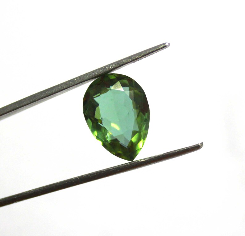 12.70 Ct Certified Natural AAA Grade Color Changing Alexandrite Pear Shape Gemstone Making For Ring NM1226