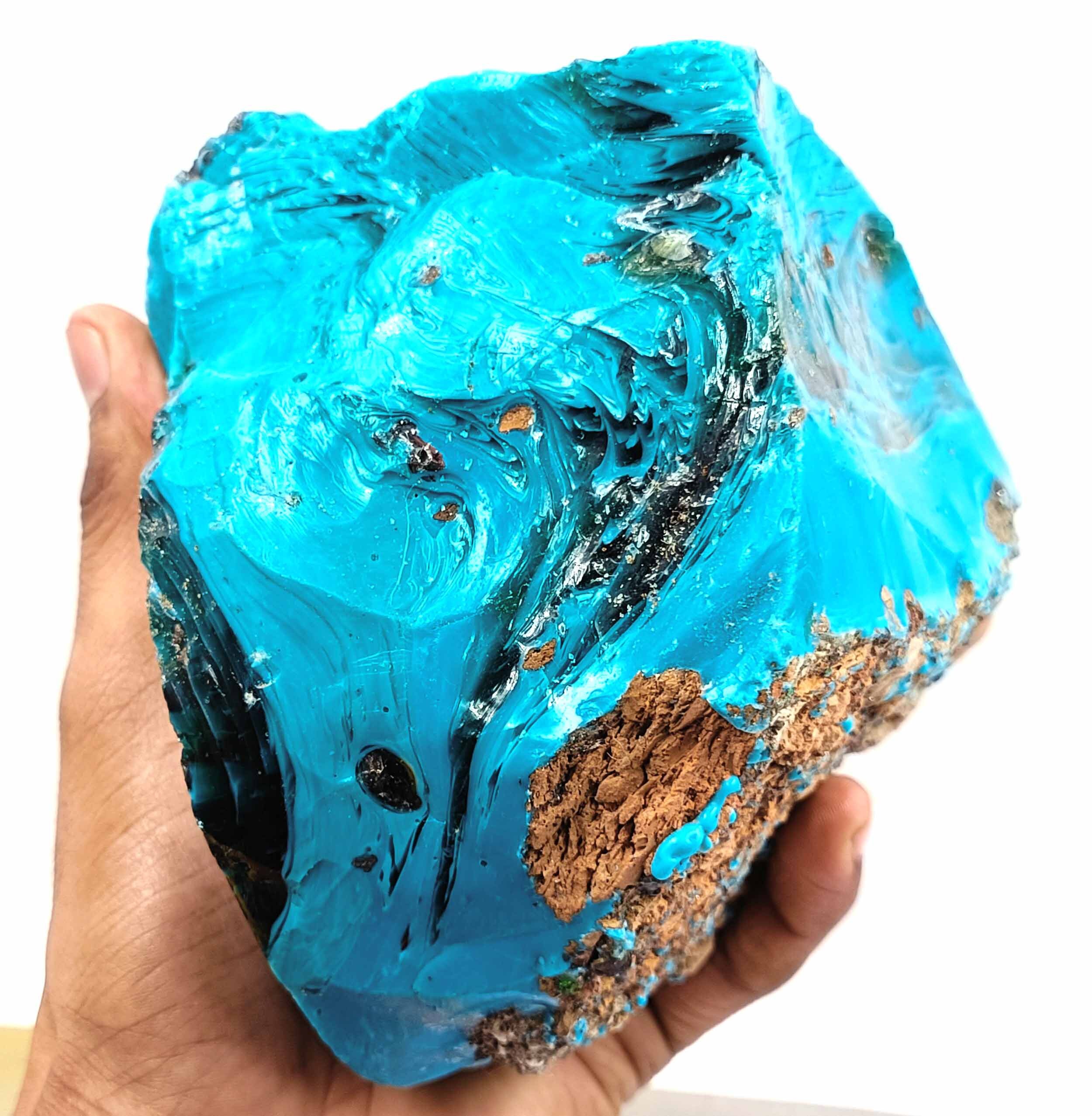 力石フギヤ Turquoise Natural Sky-blue Turquoise Rough 8800-8900 Ct