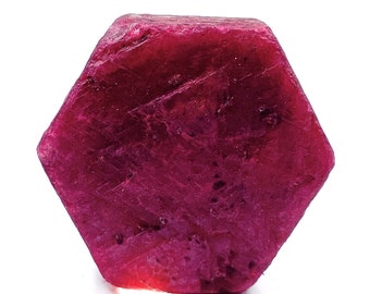 Ruby 900 Ct Natural Pigeon Blood Red Ruby Chakri Raw Healing Earthmined Expedite Shipping Chunk Uncut Loose Gemstone Raw 47x46x27 mm JAC