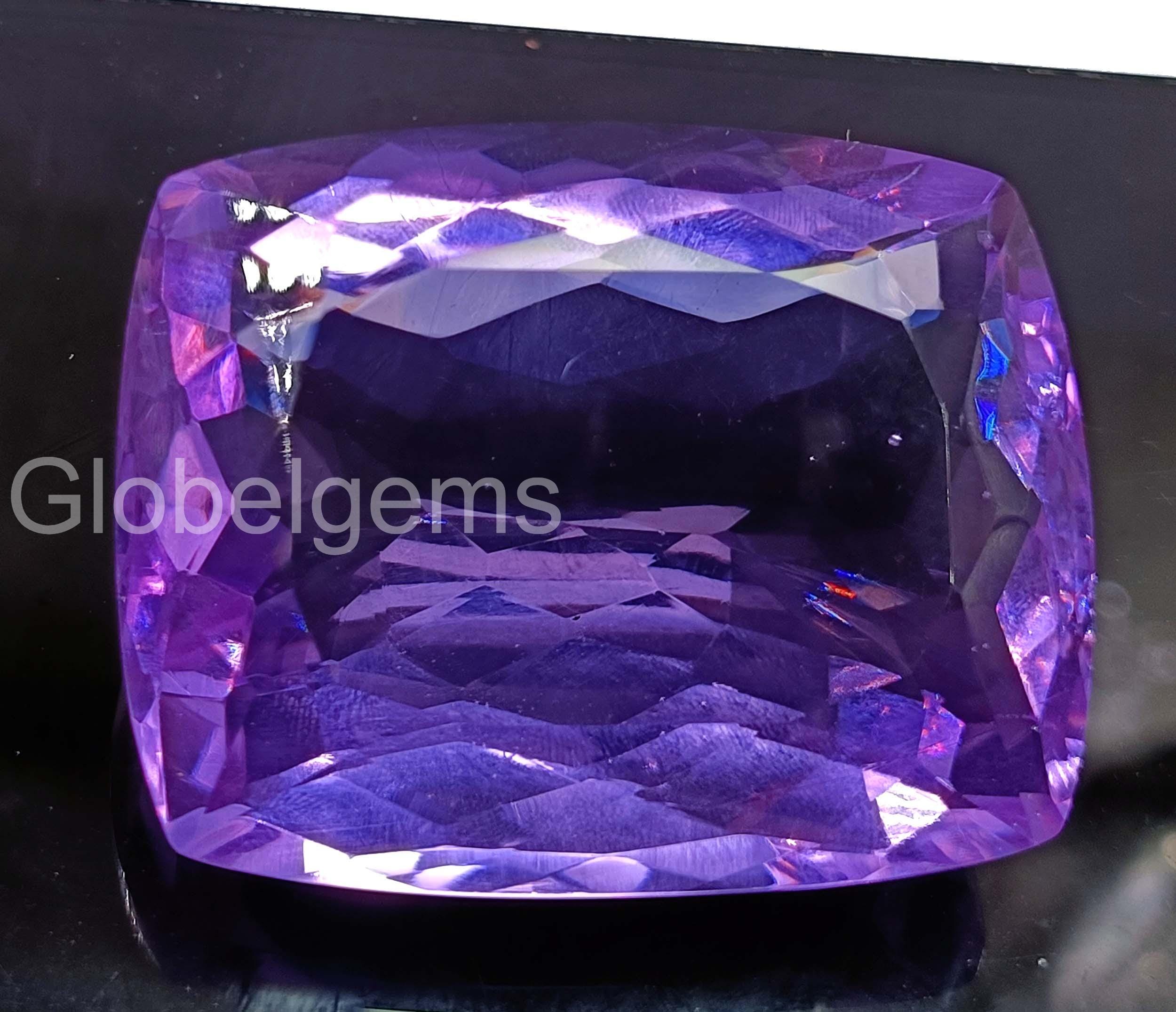 Alexandrite Naturelle 6 Ct – Coussin Changeant De Couleur – Pierre Précieuse D'exception