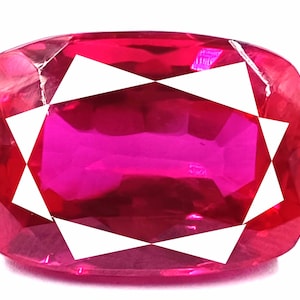 Ruby Natural! Ruby Loose Stone 18-20 Ct Certified 100% Natural High Quality Burma Red Ruby Cushion Shape Gemstone Making For Ring Hurry Up!!