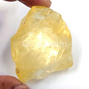 Natürliche Zitrone Topas 400 Ct Transparent Lose Edelstein Kristall Zitrone Rough Rare Sammlung Superb Qualität Brasilien Edelstein 5MMI