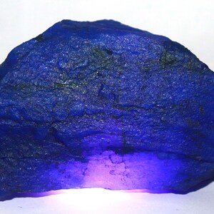 TanzaniteFast Shipping 10100 Ct / 2 Kg 200 Gram Certified Natural Amazing Tanzanite Blue Uncut Rough Gemstone From Tanzania LRA image 3