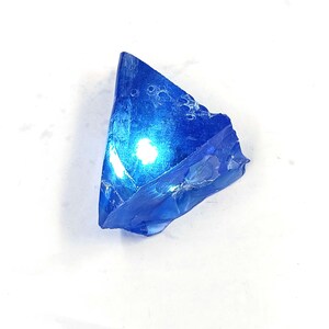 Fast Shipping By FedEx 500-600Ct Certified Natural Amazing Blue Tanzanite Uncut Rough Cut Gemstone From Tanzania 70x50x31mm High-Quality SKX