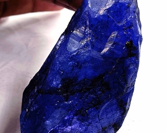 Sapphire Natural 650-700 Ct Gemstone African Rough Blue Sapphire Gems Semi-Transparent Raw Gemstone Exclusive Rare Collection Superb Quality