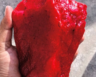 Ruby Natural 2Kg/10000Ct Rough African Red Ruby Certified Loose Gemstone Best Quality Rare Collection Gemstone A One Quality 5AKK