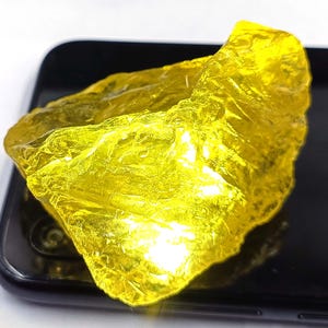Brasilien Lemon Topas Roh 456.00 Ct | Transparent Zertifizierter Edelstein | Seltener natürlicher Kristall Sammlerqualität 5AJL