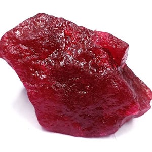 Reusachtige robijn van 1237,05 ct, natuurlijke Afrikaanse ruwe robijn, ongeslepen, onbewerkte edelsteen, verzamelobject, displaystuk 5DJA