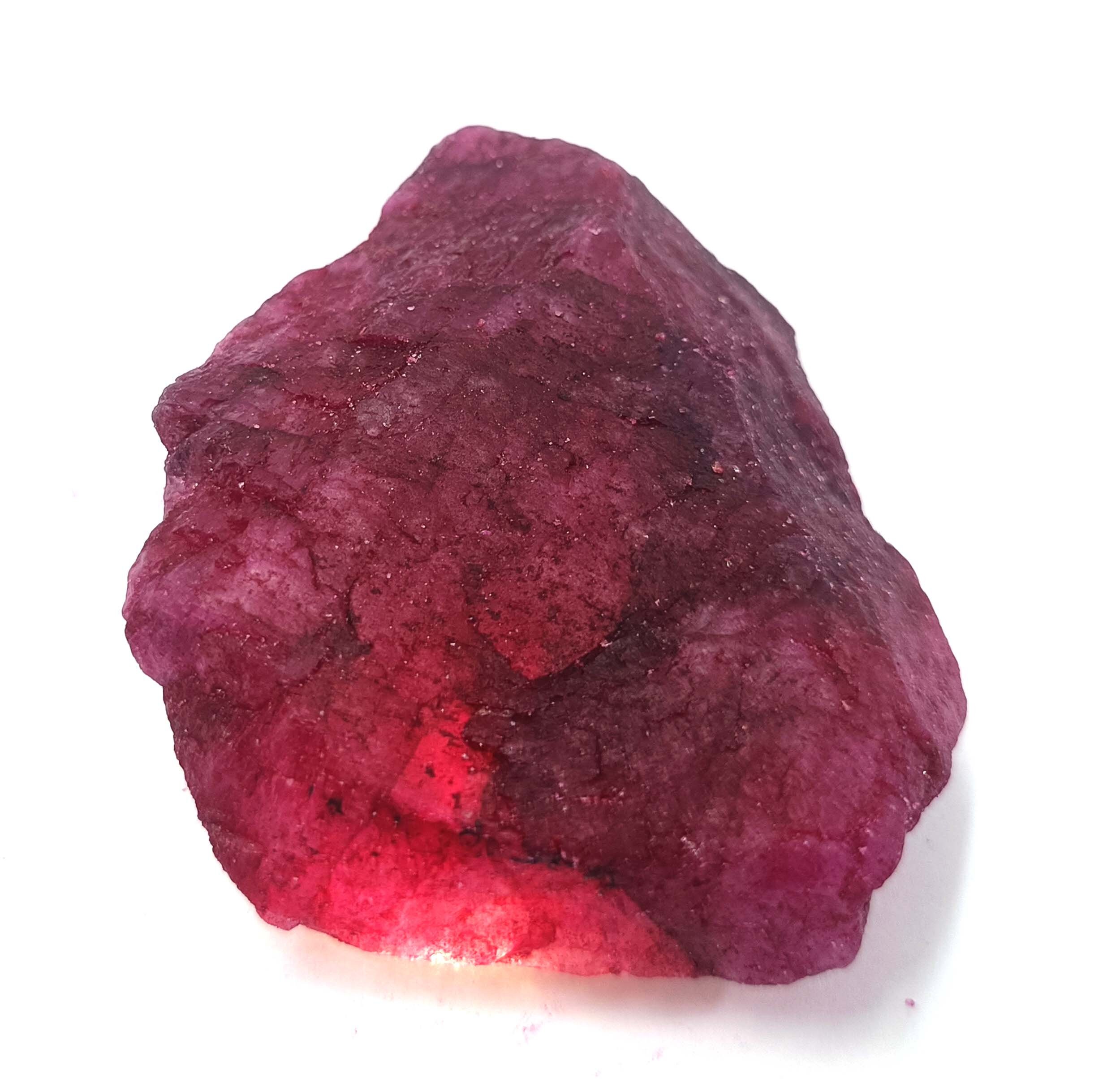 【Rubyページ】 DYED 2188.85 Ct AAA Natural Red Ruby Gemstone Huge Rough Big