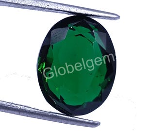 Kolumbianischer Smaragd Oval 375 Gold Ring, 0,423ct