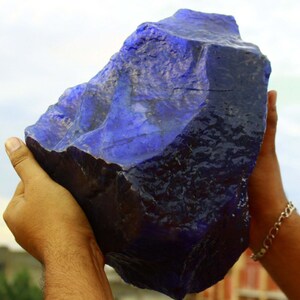 Tanzanite45000 Ct 9 Kg Certified Natural Amazing Tanzanite Blue High Class Quality Uncut Rough Gemstone From Tanzania Valentine Offer LRA image 4