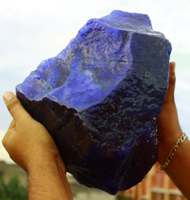 Tanzanite45000 Ct 9 Kg Certified Natural Amazing Tanzanite Blue High Class Quality Uncut Rough Gemstone From Tanzania Valentine Offer LRA image 4