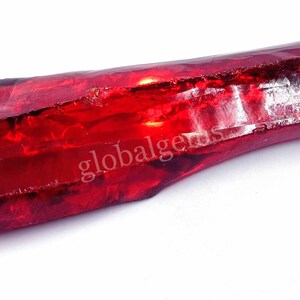 1850 Ct Natural Red Ruby Rough EGL Certified Loose Transparent Gemstone 6LNW