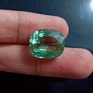 Attractive Color Changing Stone Alexandrite 14.15 Carat Certified Natural Fabulous Offer Making For Ring/Pendant Faceted Cushion Cut  LRT