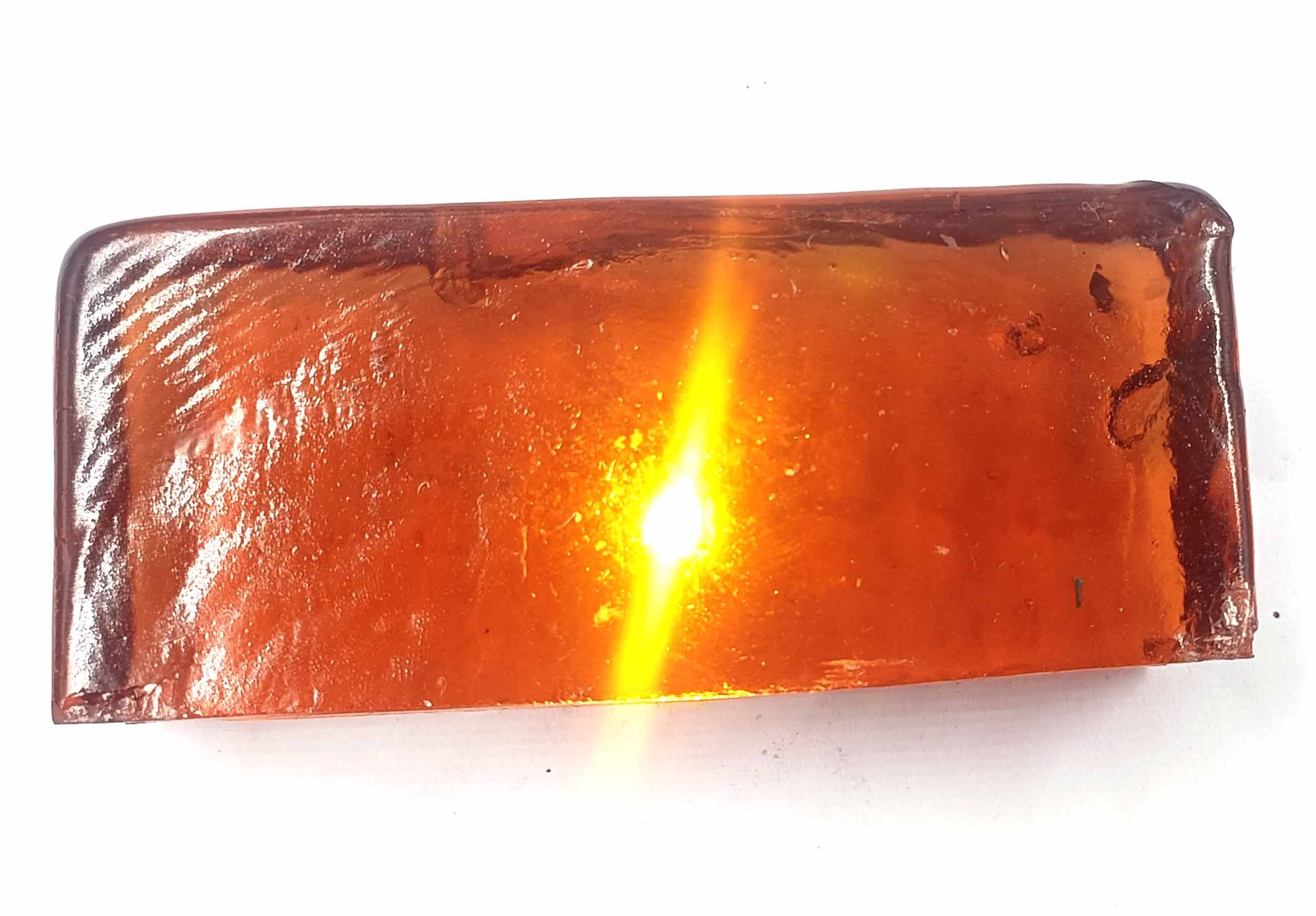 Zircon Slice Rough 1138.55 Ct Orange Zircon Semi Transparent Zircon Slice Rough 1138.55 Ct Orange Zircon Semi Transparent