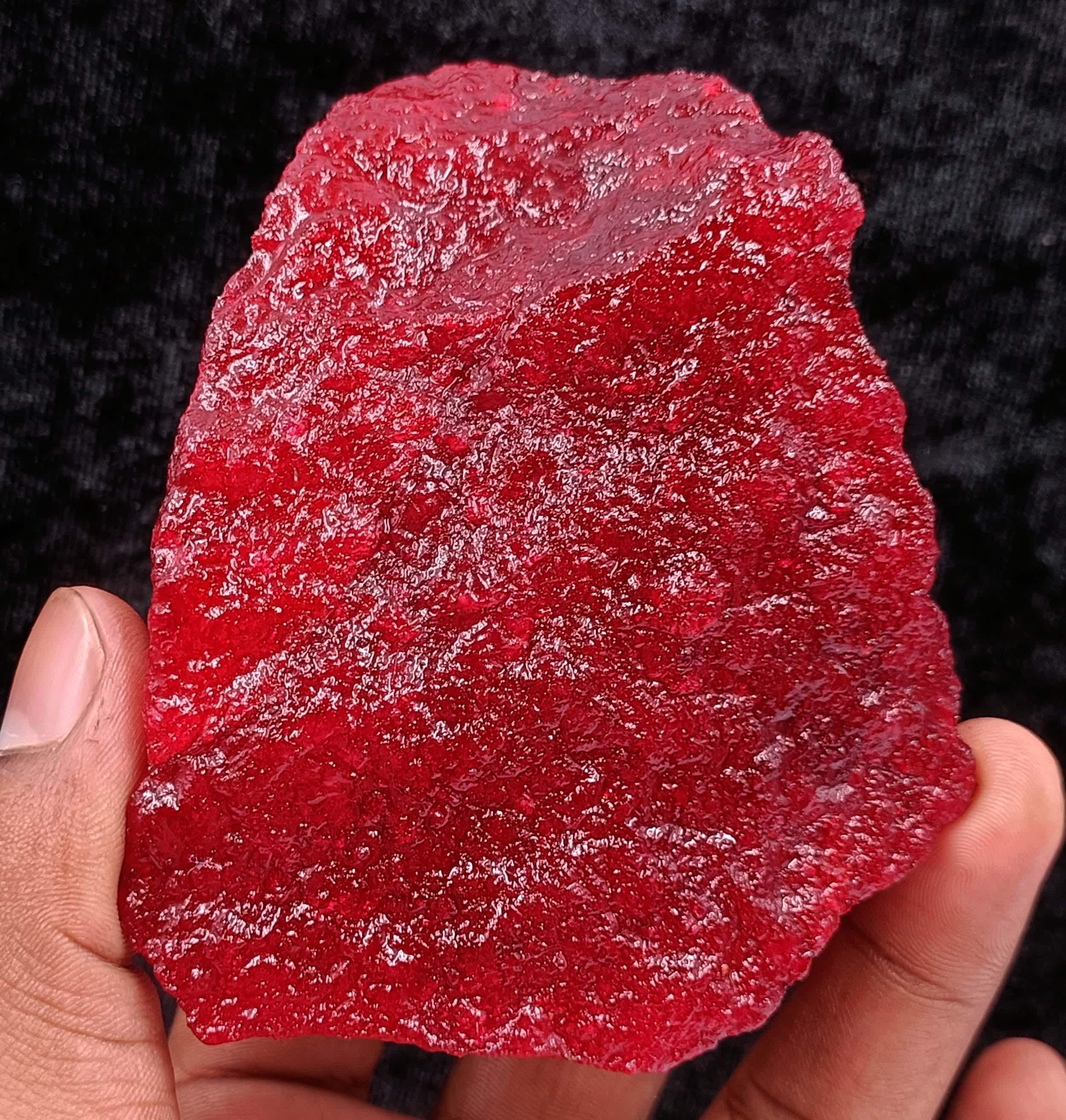 Natural Red Ruby 1288.5 Carat | African Uncut Rough Gemstone