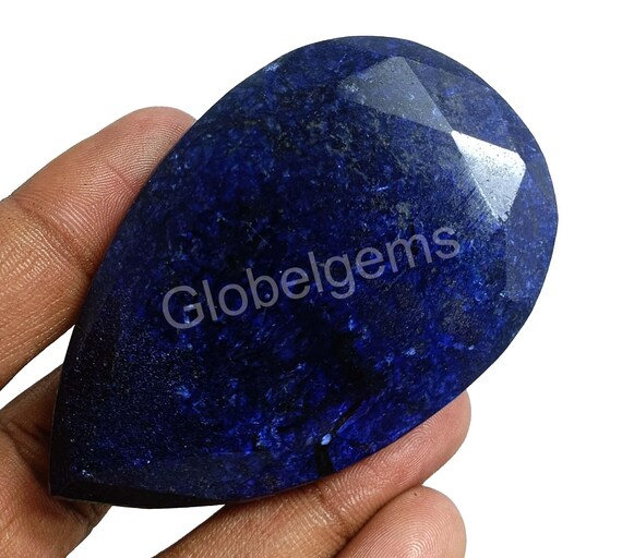 Paire De Saphirs Bleus Naturels 20 Ct - Certifiés GIR - Taille émeraude - Inde