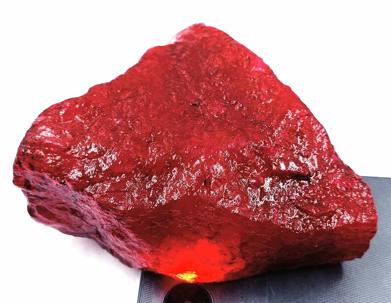 Ruby Natural 3025 Carat Certified Loose Gemstone African Ruby Uncut Rough Gemstone Thursday Special Offer Hurry Up NOW MAW image 3