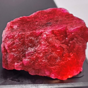 300 Ct Natural Red Ruby Opaque Dyed Rough EGL Certified Loose Gemstone 6LNU