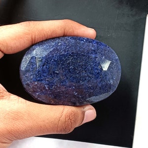 Today&#39;s Big Offer 2000-2500 Ct Certified Natural Earth Mined Gemstone 77x52x37 mm Oval Shape Blue Sapphire Gemstone High-Class Quality SKR