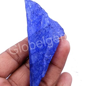 Blauwe saffier ruwe 254 kt Afrikaanse saffier natuurlijk ruw Gecertificeerde gesteenten en mineralen ongesneden ruw Prachtige aanbieding 4DSO