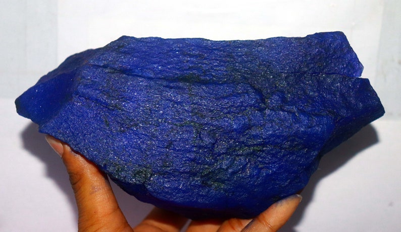 TanzaniteFast Shipping 10100 Ct / 2 Kg 200 Gram Certified Natural Amazing Tanzanite Blue Uncut Rough Gemstone From Tanzania LRA image 4