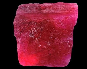 Rubin Afrikanisches Taubenblut Roter Rubin Roh 300-330 Ct Zertifizierter Chunk Ungeschnitten Healing Earthmined Lose Roh 40x31x32 mm Hochwertige lose Rohware GRT