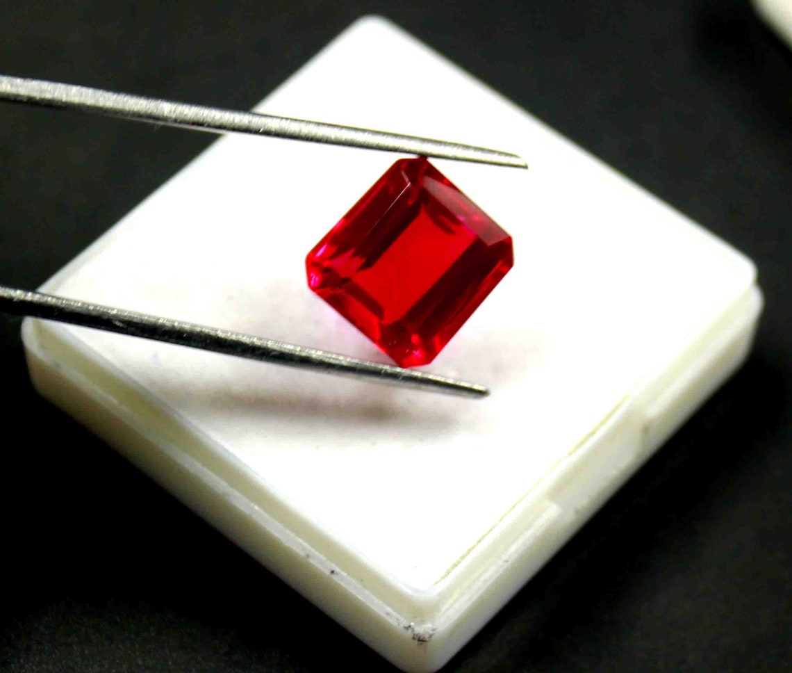 Natural Ruby Loose Stone 13.50 Ct Certified 100% Natural | Etsy