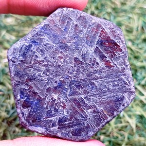 327 Ct Natural Blue Sapphire Chakri Raw Certified 44x42x13 mm High-Quality Earthmined Mind-blowing Offer Sparkling Finest Quality GRS